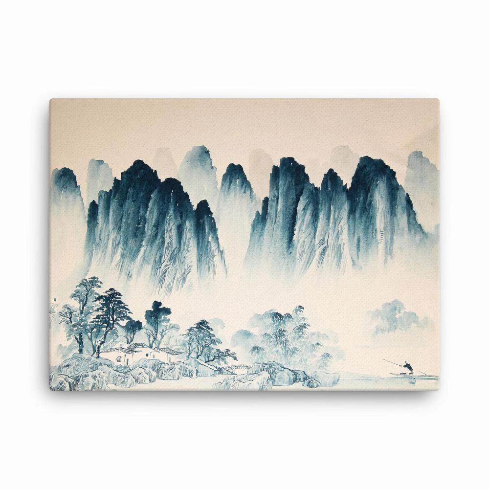 The mountains of Asia - canvas canvas mural art