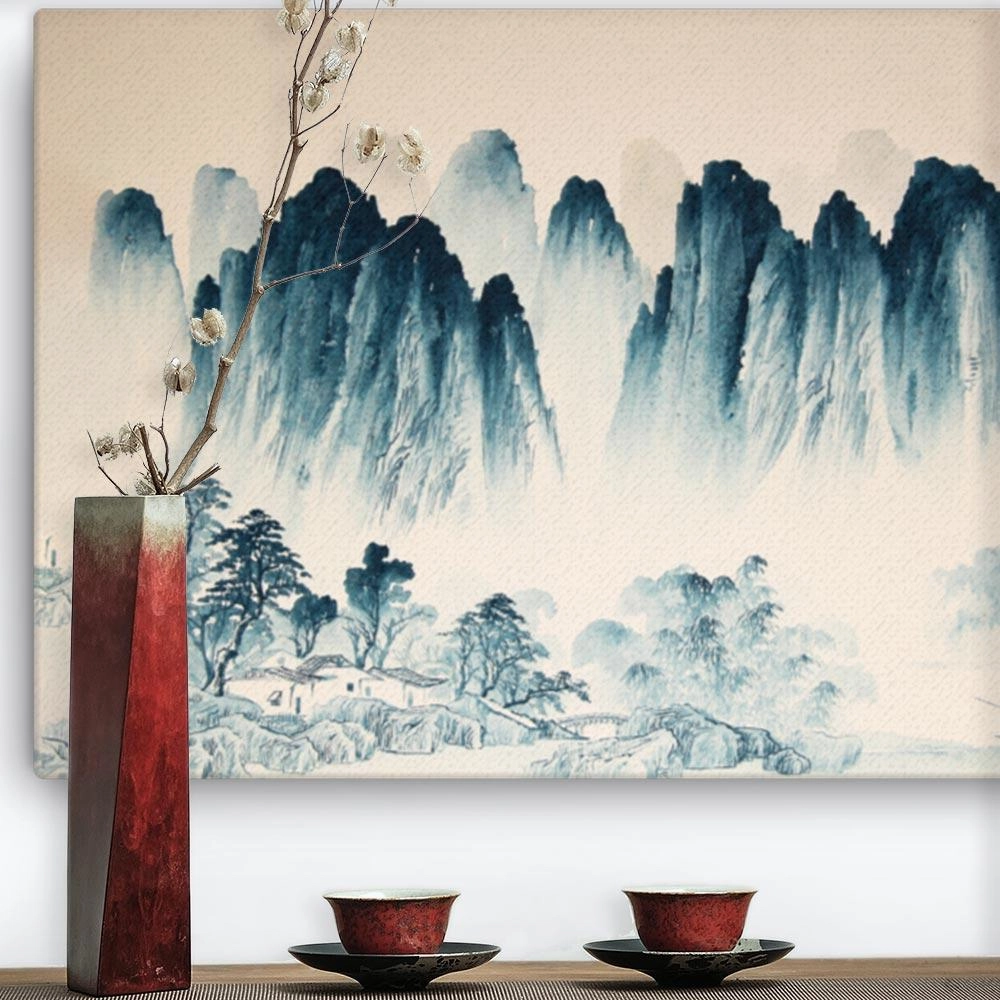 The mountains of Asia - canvas