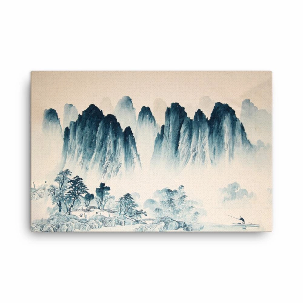 The mountains of Asia - canvas