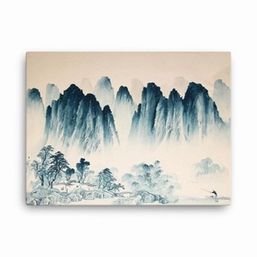 The mountains of Asia - canvas canvas mural art