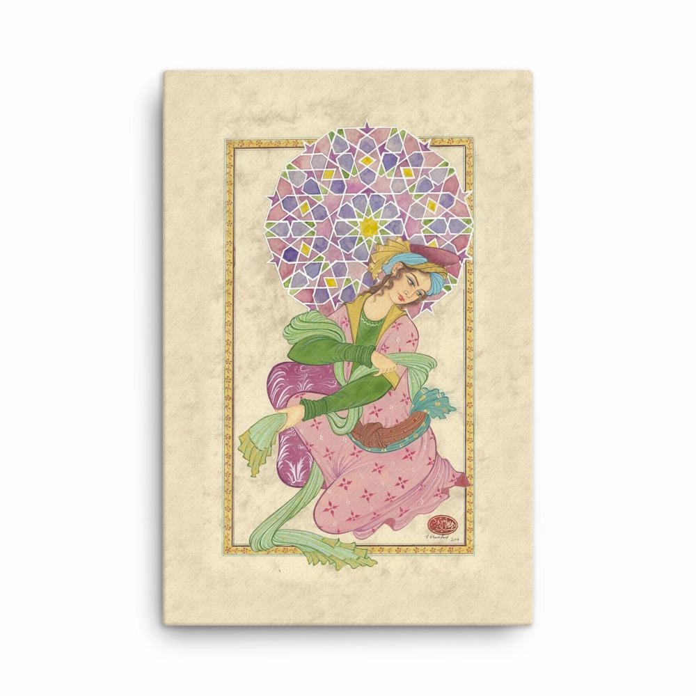 The Persian Lady - canvas