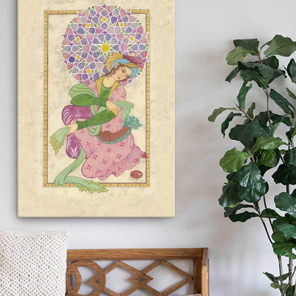 The Persian Lady - canvas