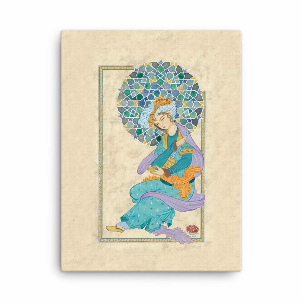 The Persian Man - canvas canvas mural art