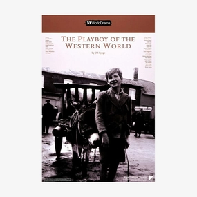 The Playboy of the Western World 2001 Print aesthetic poster wallpaper