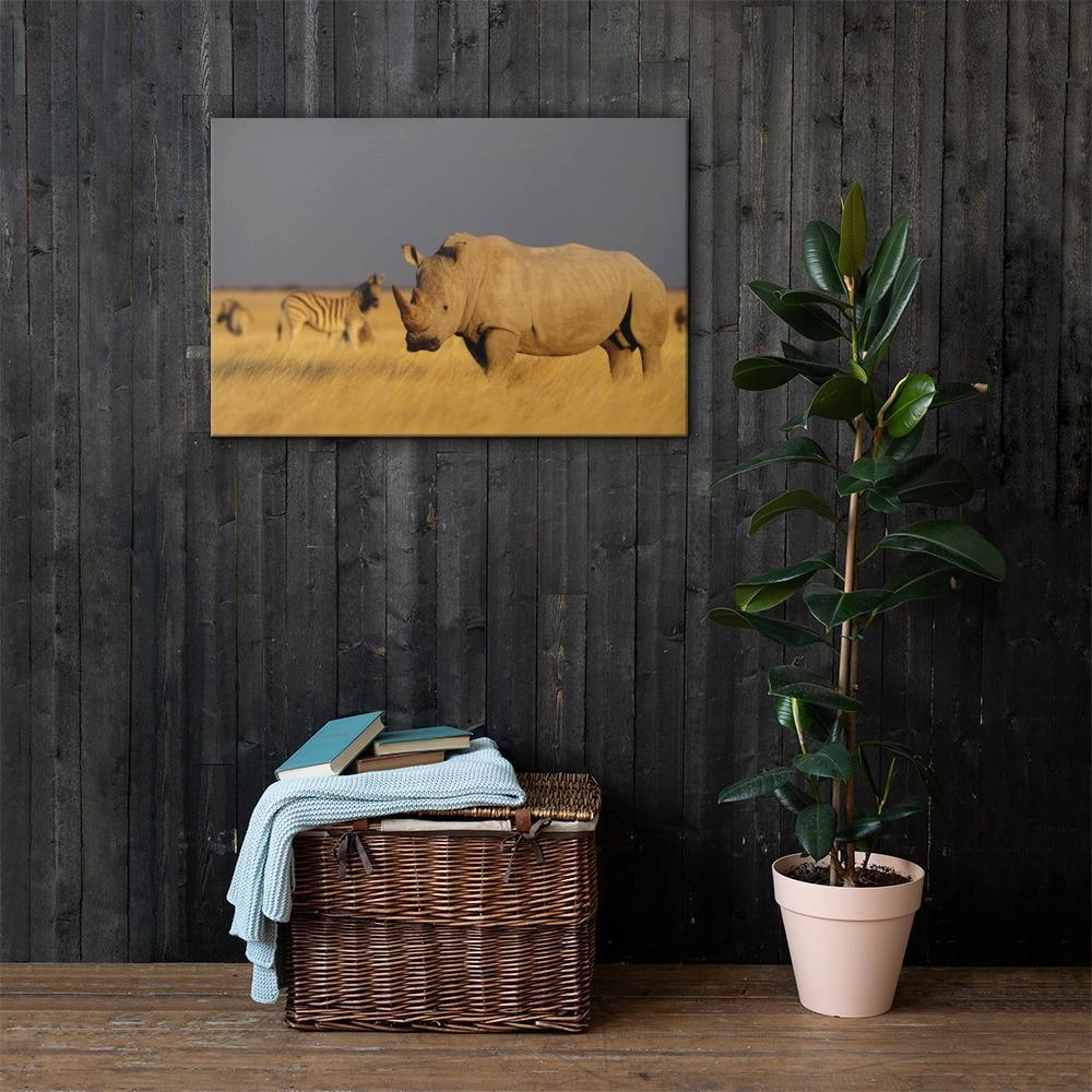 The Rhino - canvas