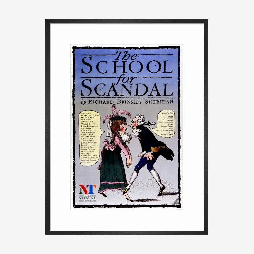 The School for Scandal 1972 Print