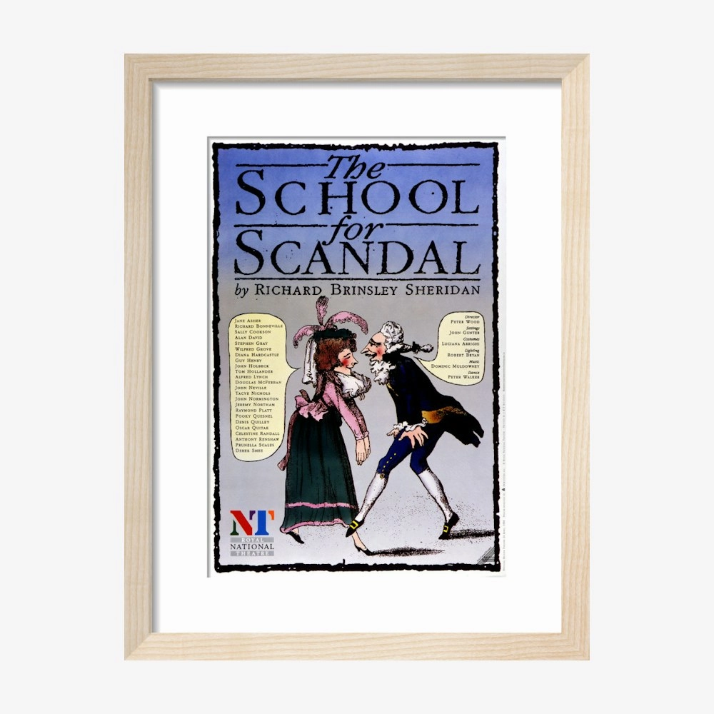 The School for Scandal 1972 Print