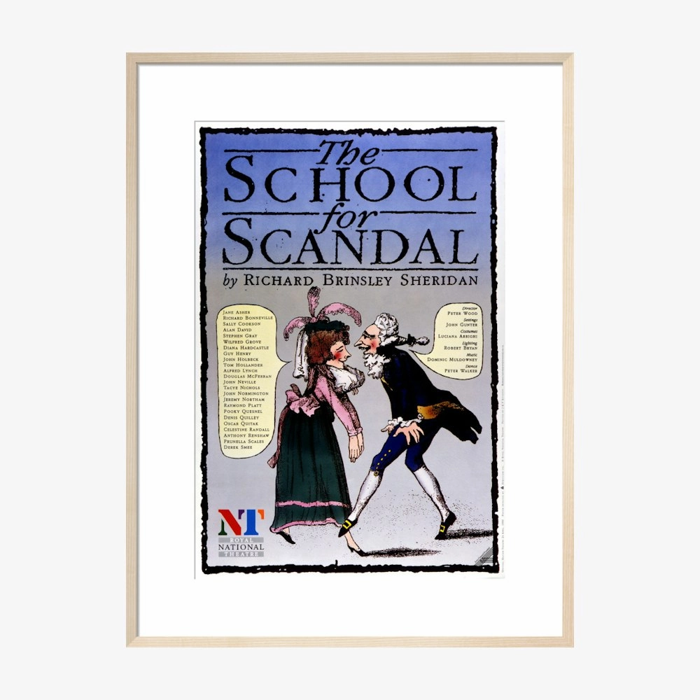 The School for Scandal 1972 Print