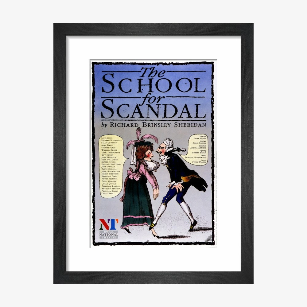 The School for Scandal 1972 Print