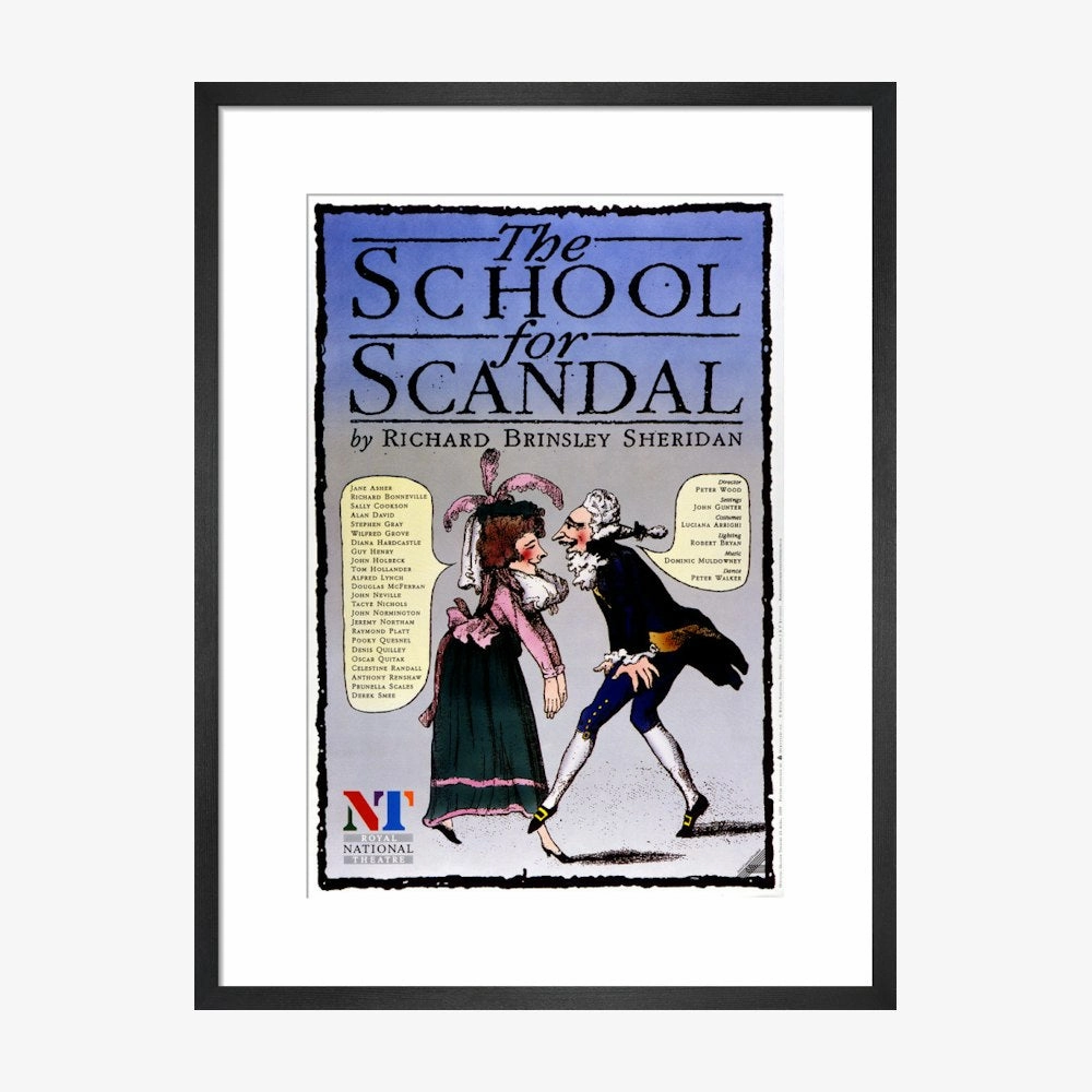 The School for Scandal 1972 Print