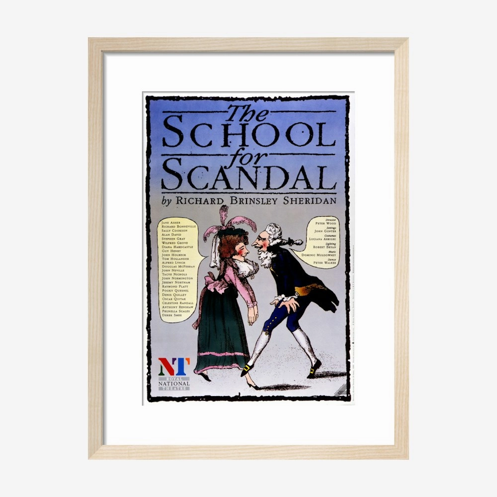 The School for Scandal 1972 Print