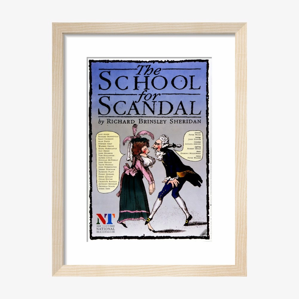 The School for Scandal 1972 Print