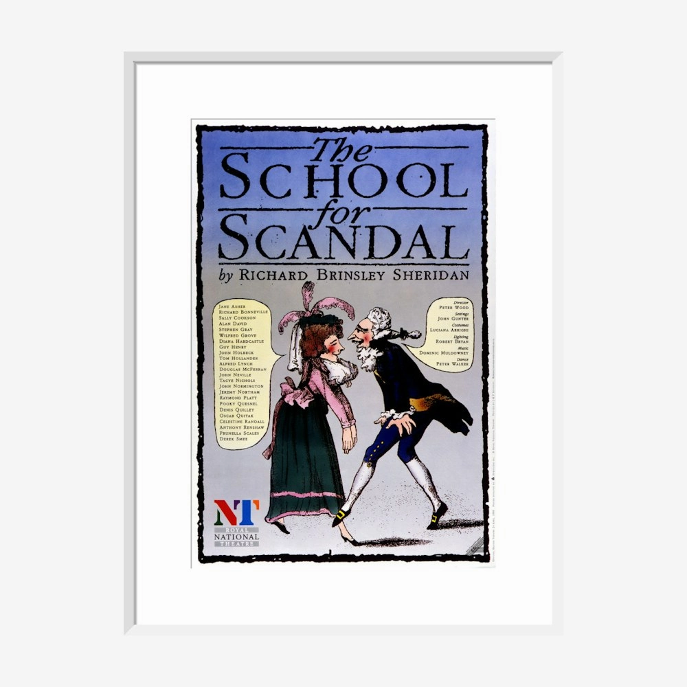 The School for Scandal 1972 Print
