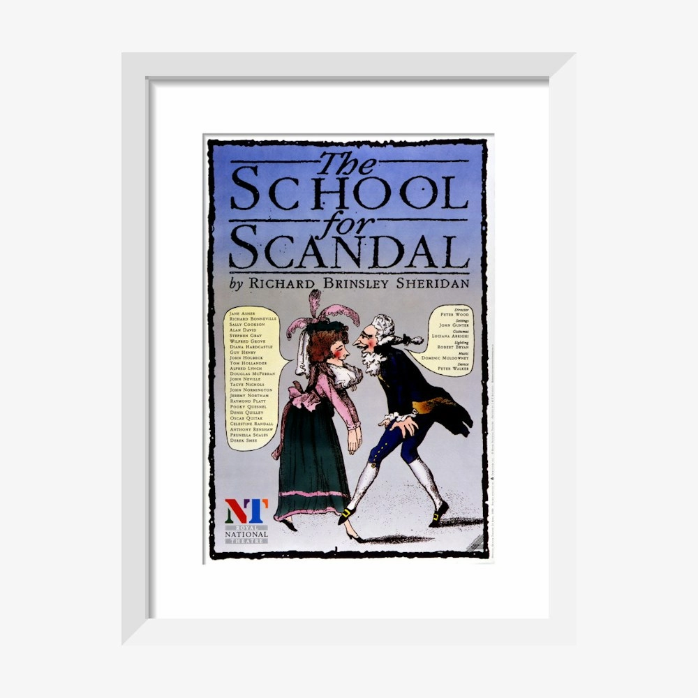 The School for Scandal 1972 Print