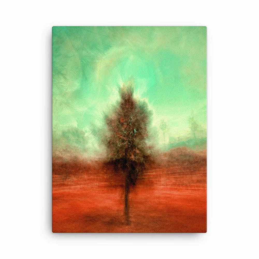The sleeping tree - canvas canvas mural art