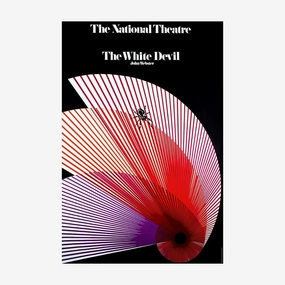 The White Devil 1969 Print vintage woodcut wallpaper