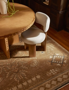 Theda Hand-Knotted Wool Rug trendy fashion rug
