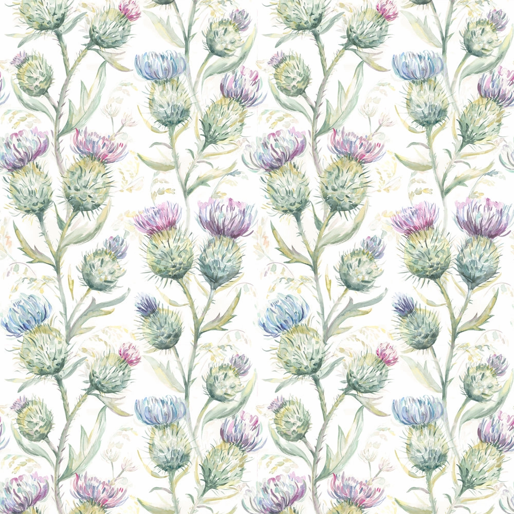 Thistle Glen Printed Linen Fabric (By The Metre) Spring