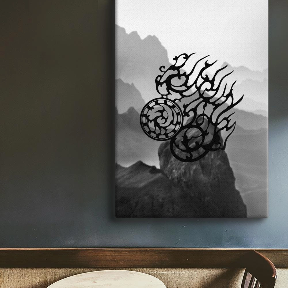 Three-legged crow - canvas