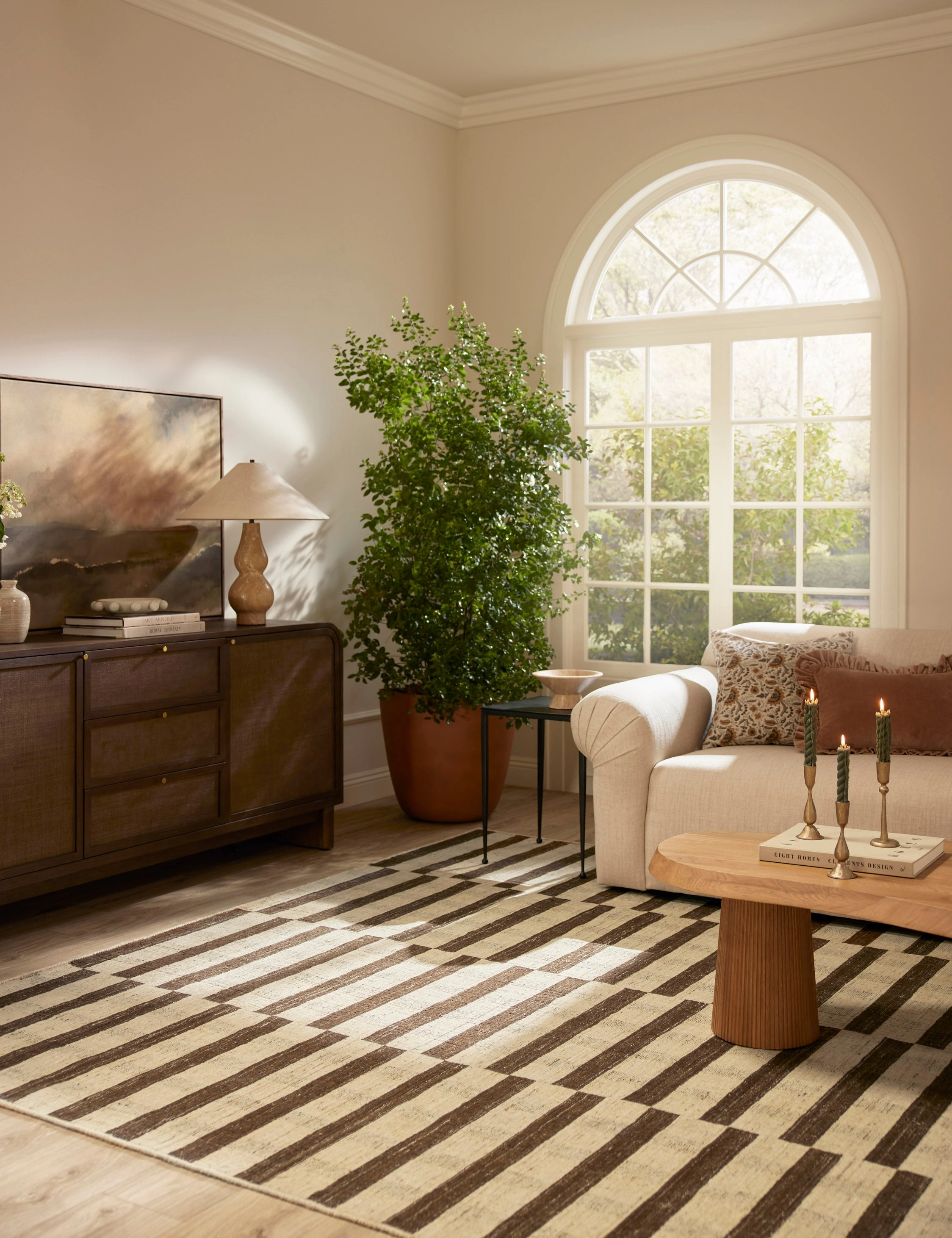 Tieran Handwoven Wool-Blend Rug trendy fashion rug