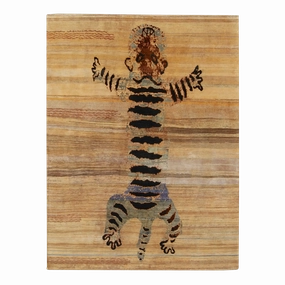 Tiger 3 minimalist everyday rug