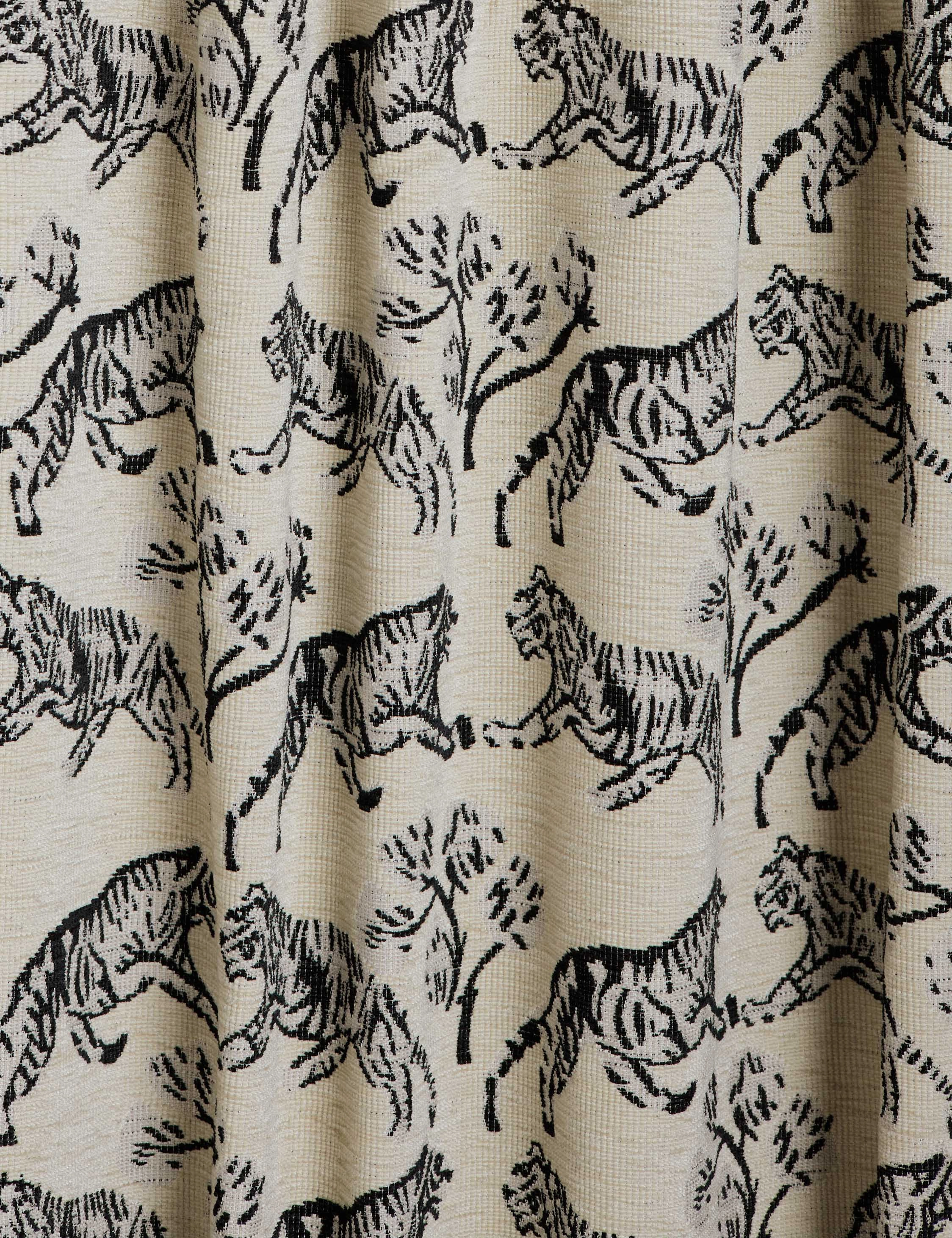 Tiger Jacquard Curtain Panel by Sarah Sherman Samuel