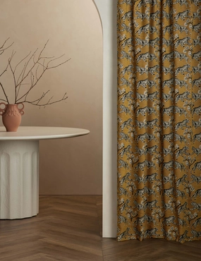 Tiger Jacquard Curtain Panel by Sarah Sherman Samuel decorative tabletop item