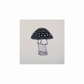 Toadstool Art Print framed wall decor