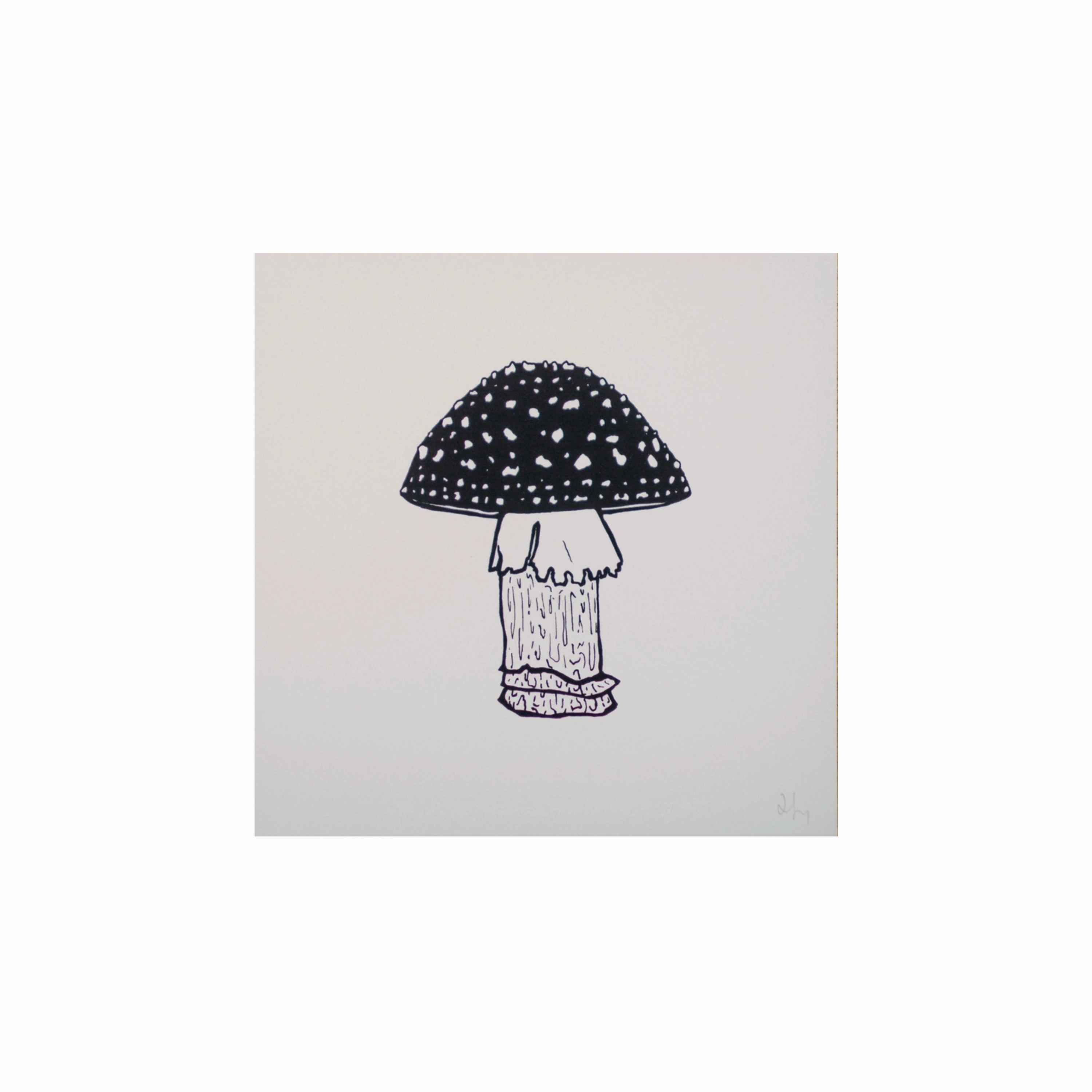Toadstool Art Print framed wall decor