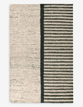 Topanga Hand-Loomed Wool-Blend Rug trendy fashion rug