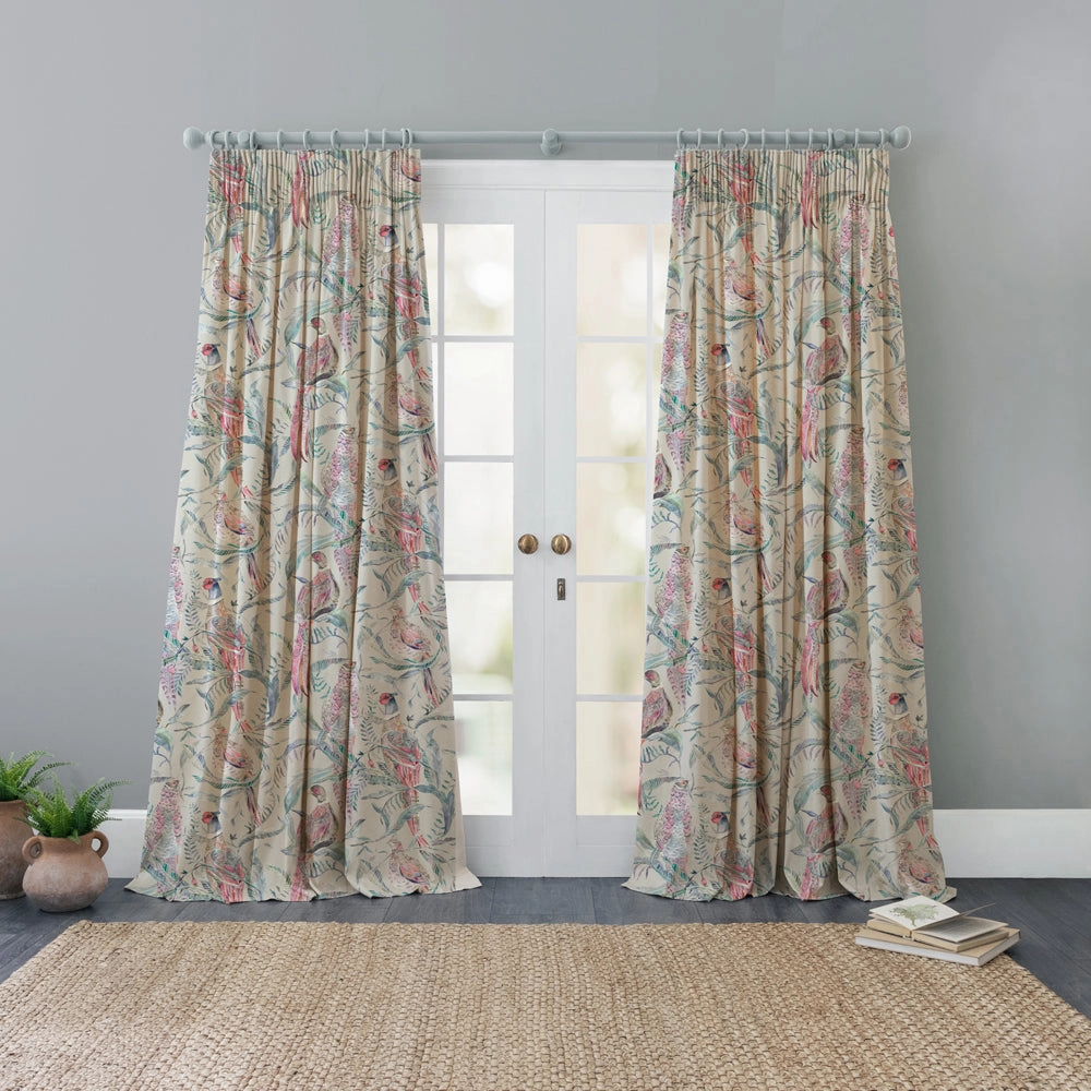 Torrington Printed Cotton Fabric (By The Metre) Loganberry