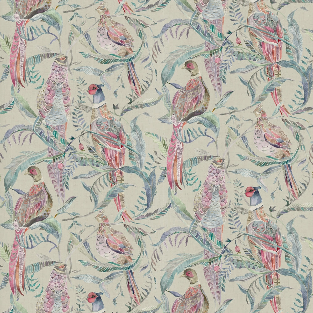 Torrington Printed Cotton Fabric (By The Metre) Loganberry