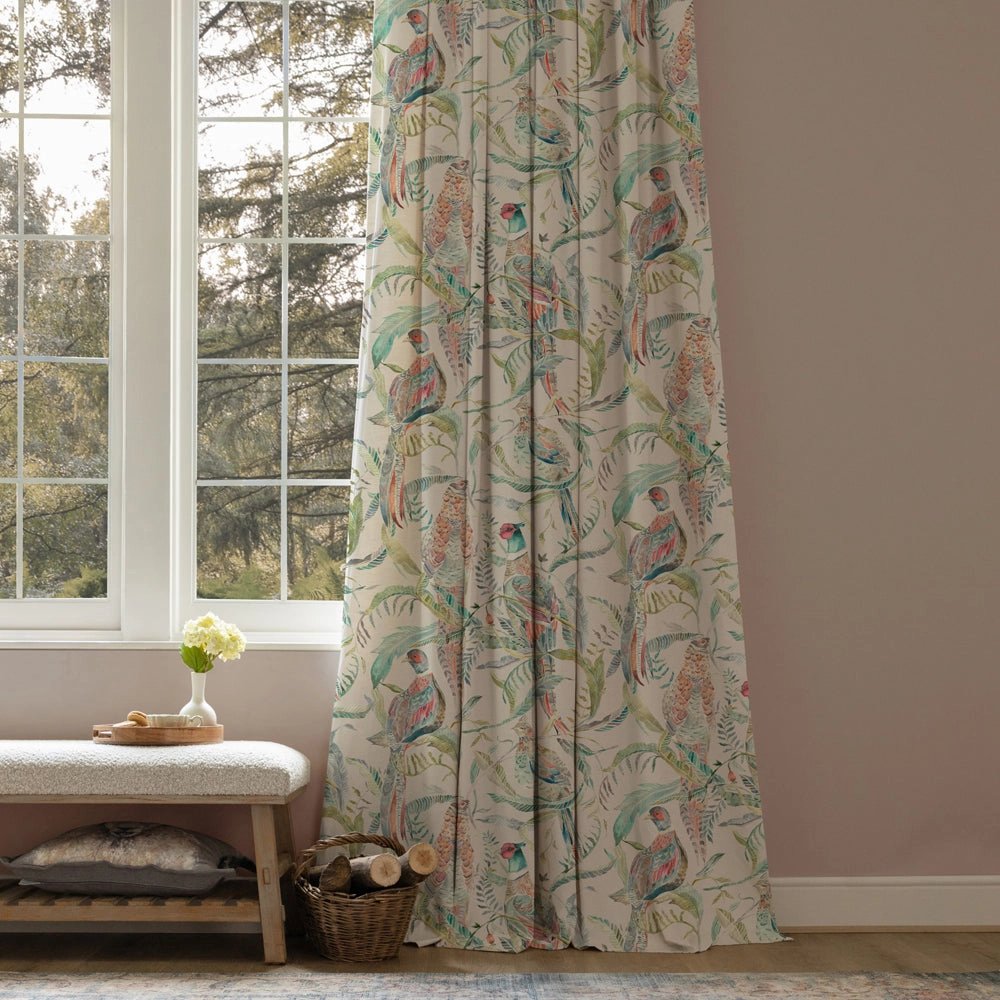 Torrington Printed Cotton Fabric (By The Metre) Pomegranate