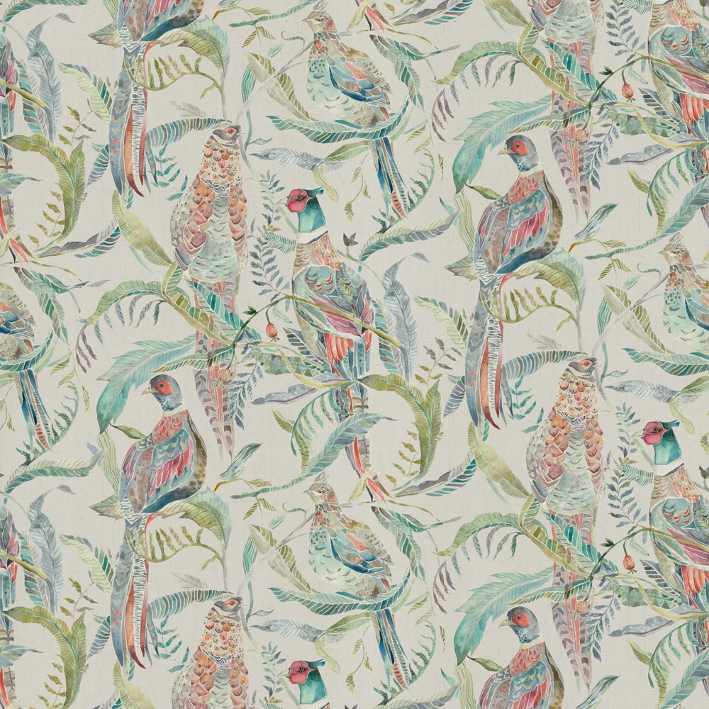Torrington Printed Cotton Fabric (By The Metre) Pomegranate