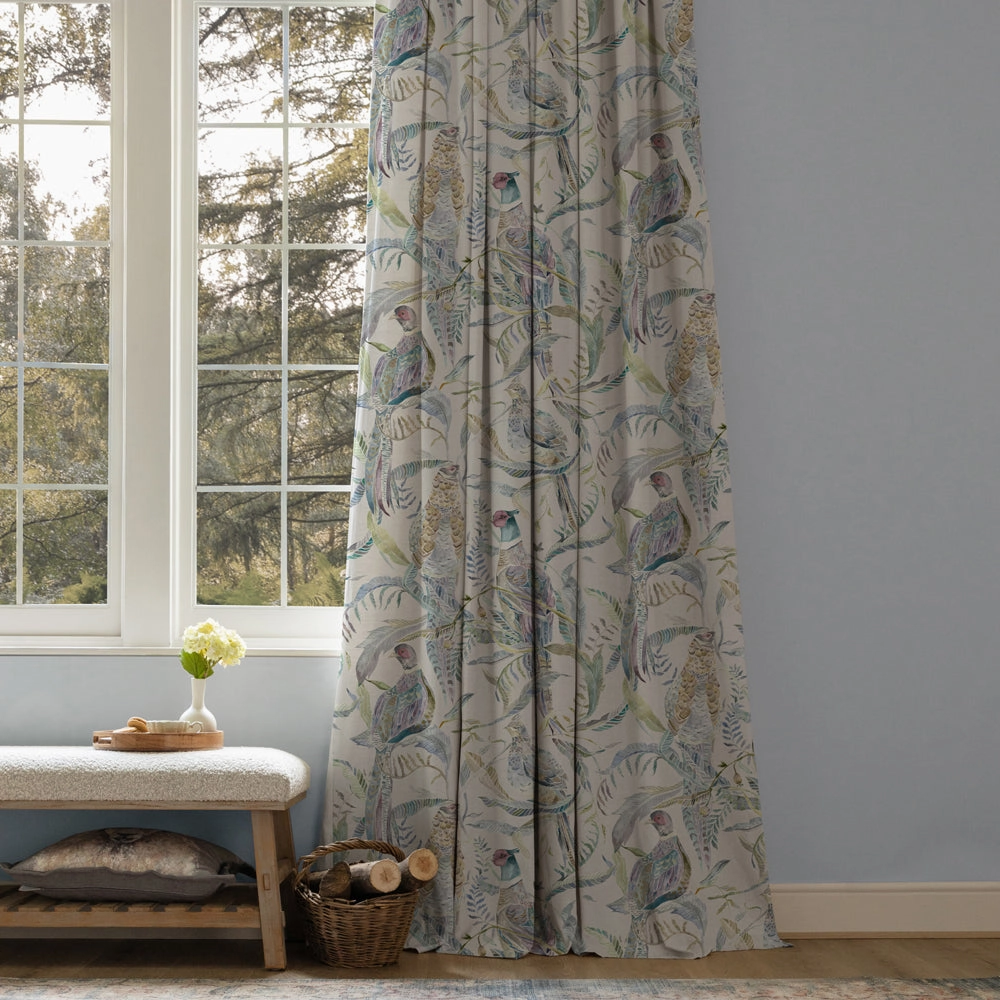 Torrington Printed Cotton Fabric (By The Metre) Skylark