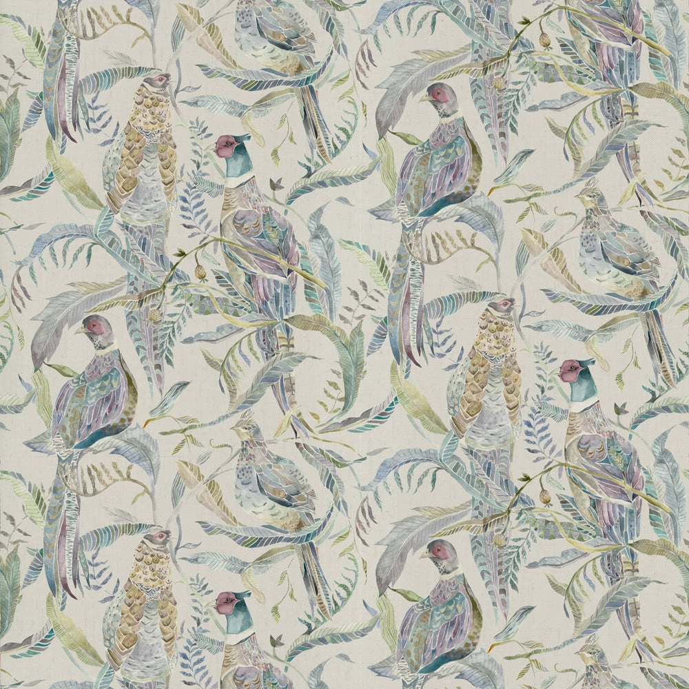 Torrington Printed Cotton Fabric (By The Metre) Skylark