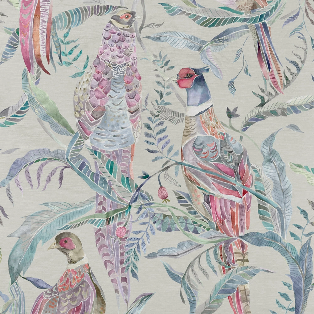 Torrington Printed Velvet Fabric (By The Metre) Grape elegant table cloth  