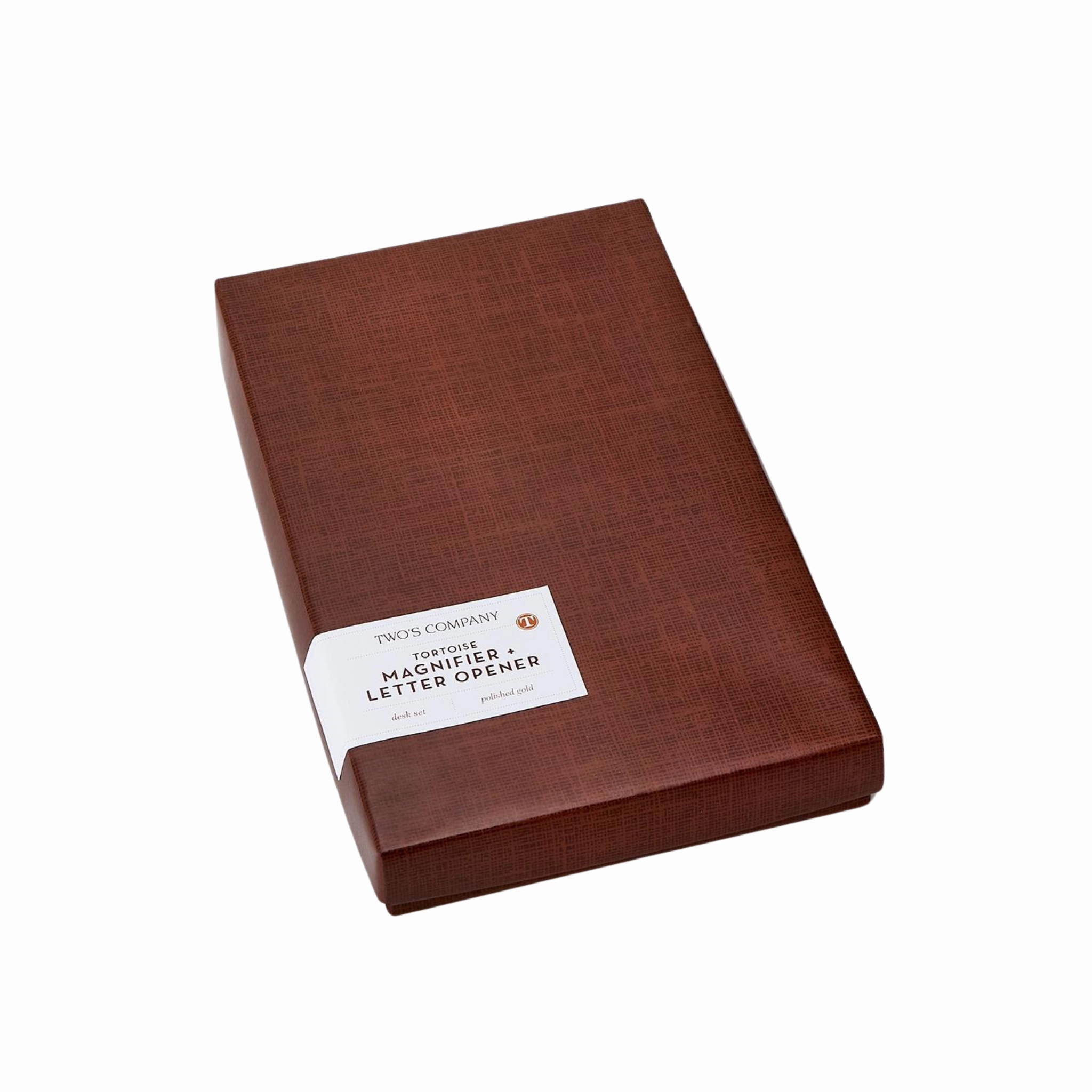 Tortoise Swirl Magnifier and Letter Opener Set
