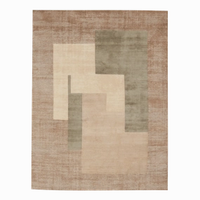 TP 07 Taupe/Grey minimalist everyday rug