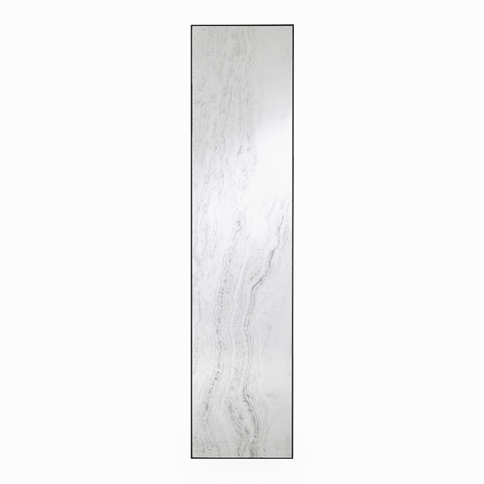 Travertine Floor Mirror elegant wall decor