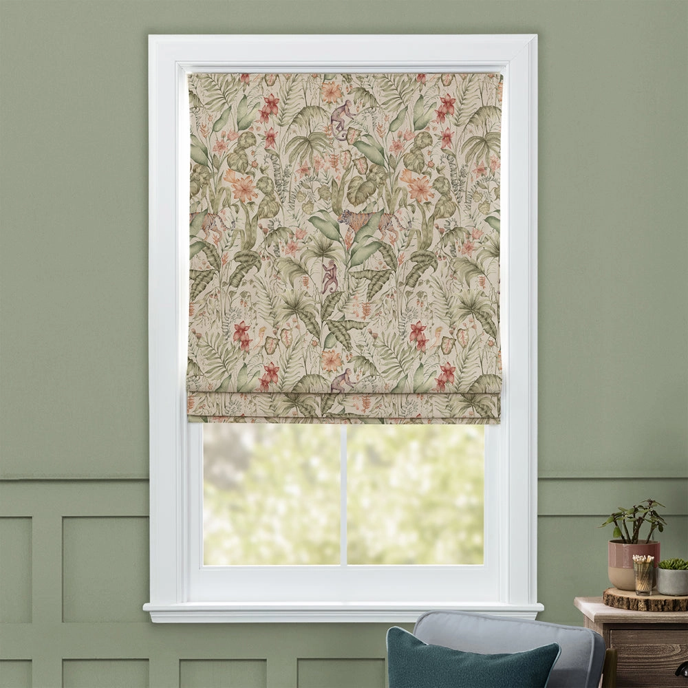 Tropical Utopia Printed Cotton Fabric Green