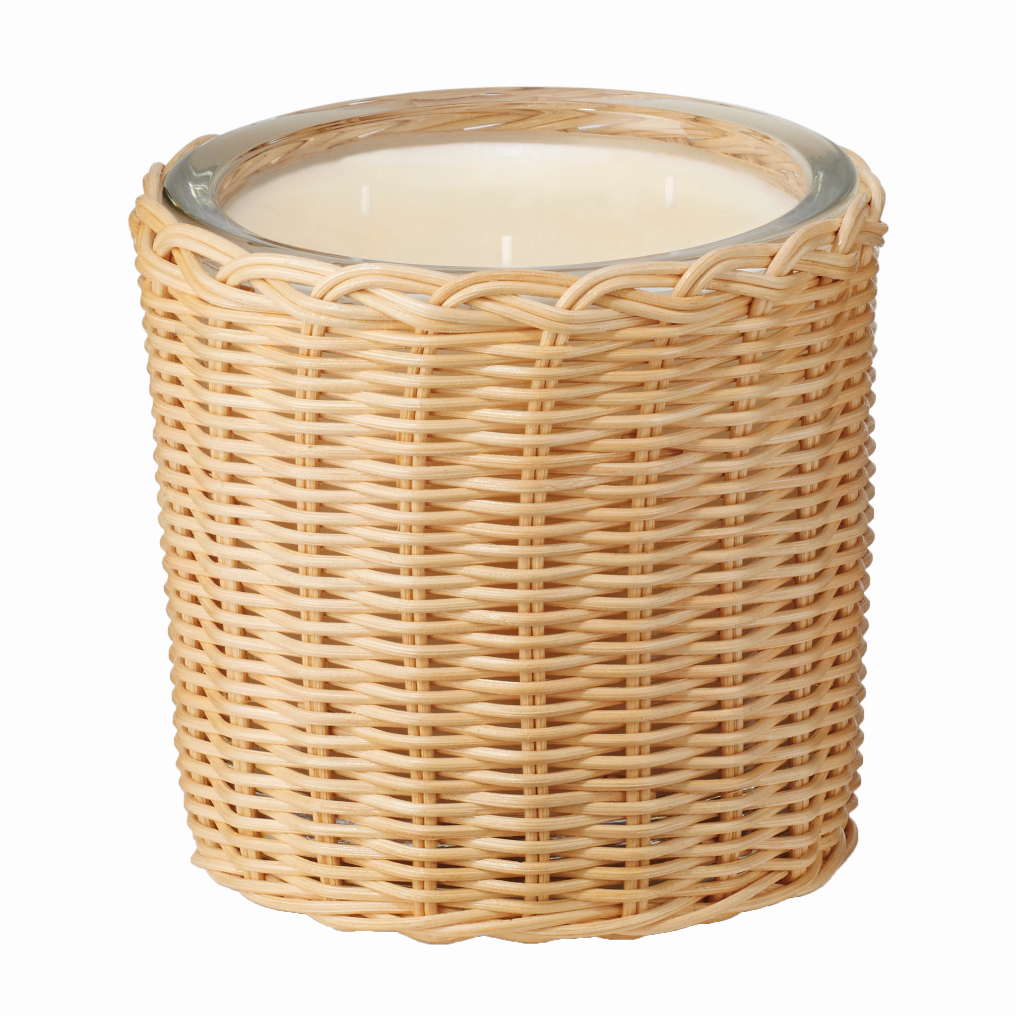 Tulia Wicker Candle Uzes Tuberose