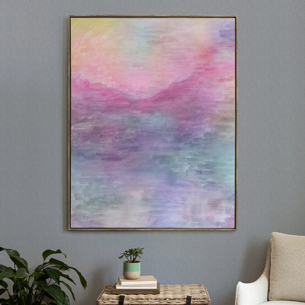 Tulla Elderberry Framed Canvas Stone
