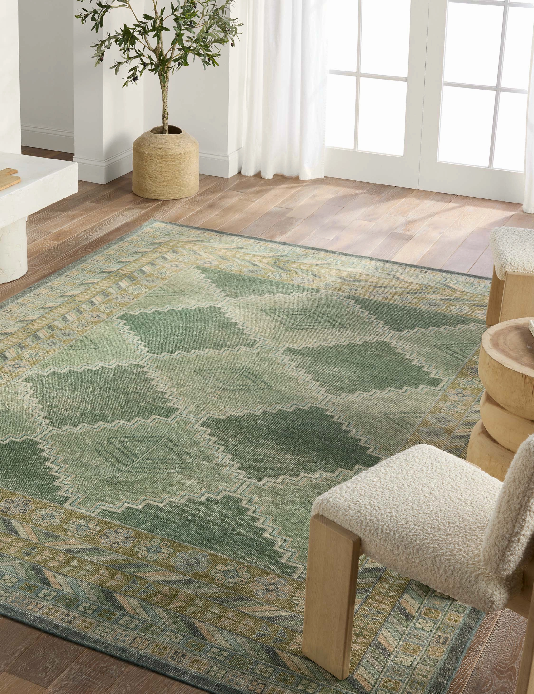 Tupelo Hand-Knotted Wool Rug