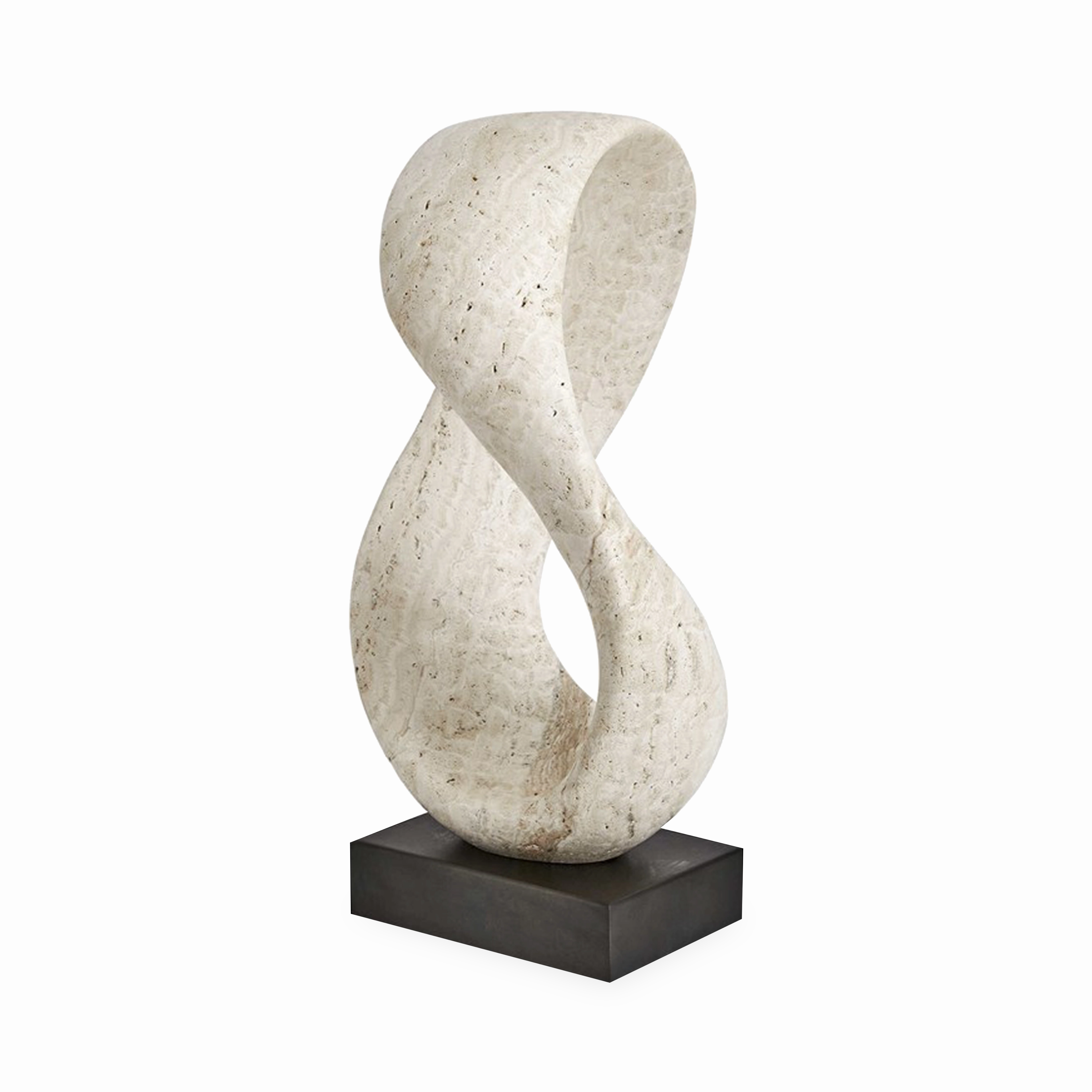 Twist Travertine Sculpture