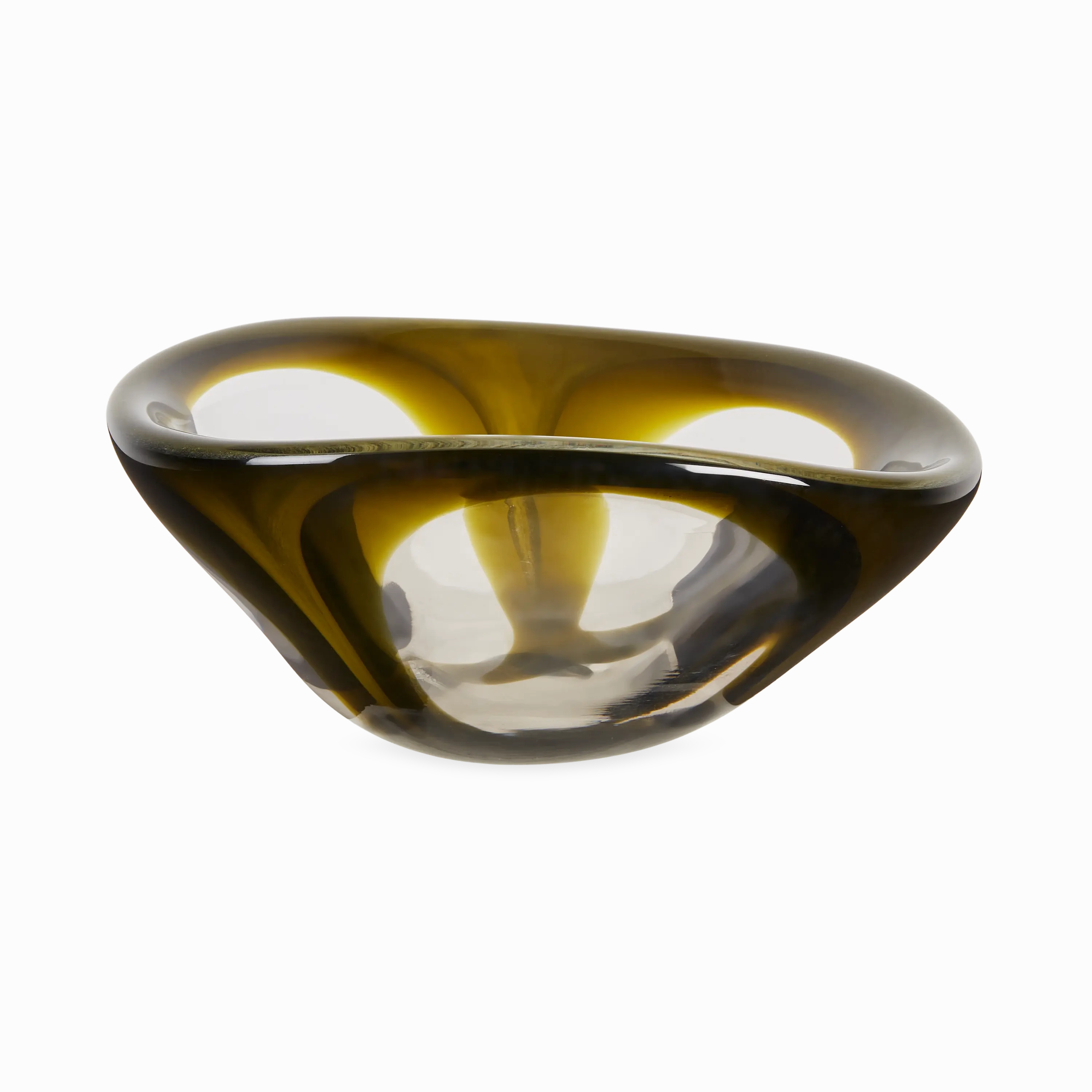Two-Tone Art Glass Bowl