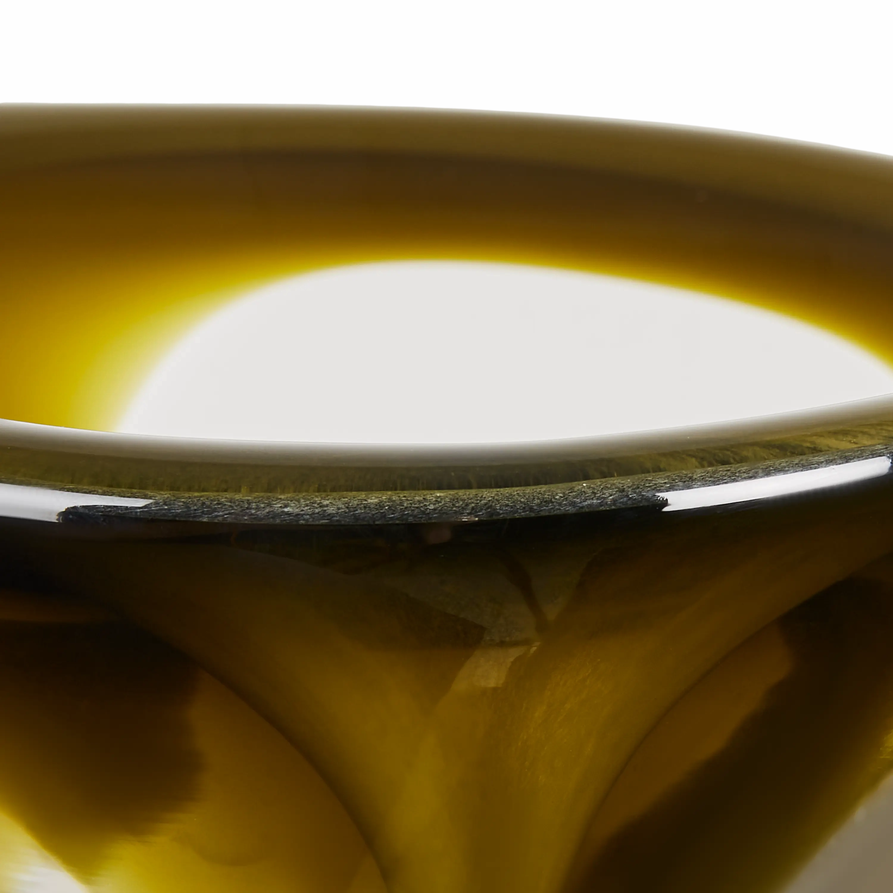 Two-Tone Art Glass Bowl