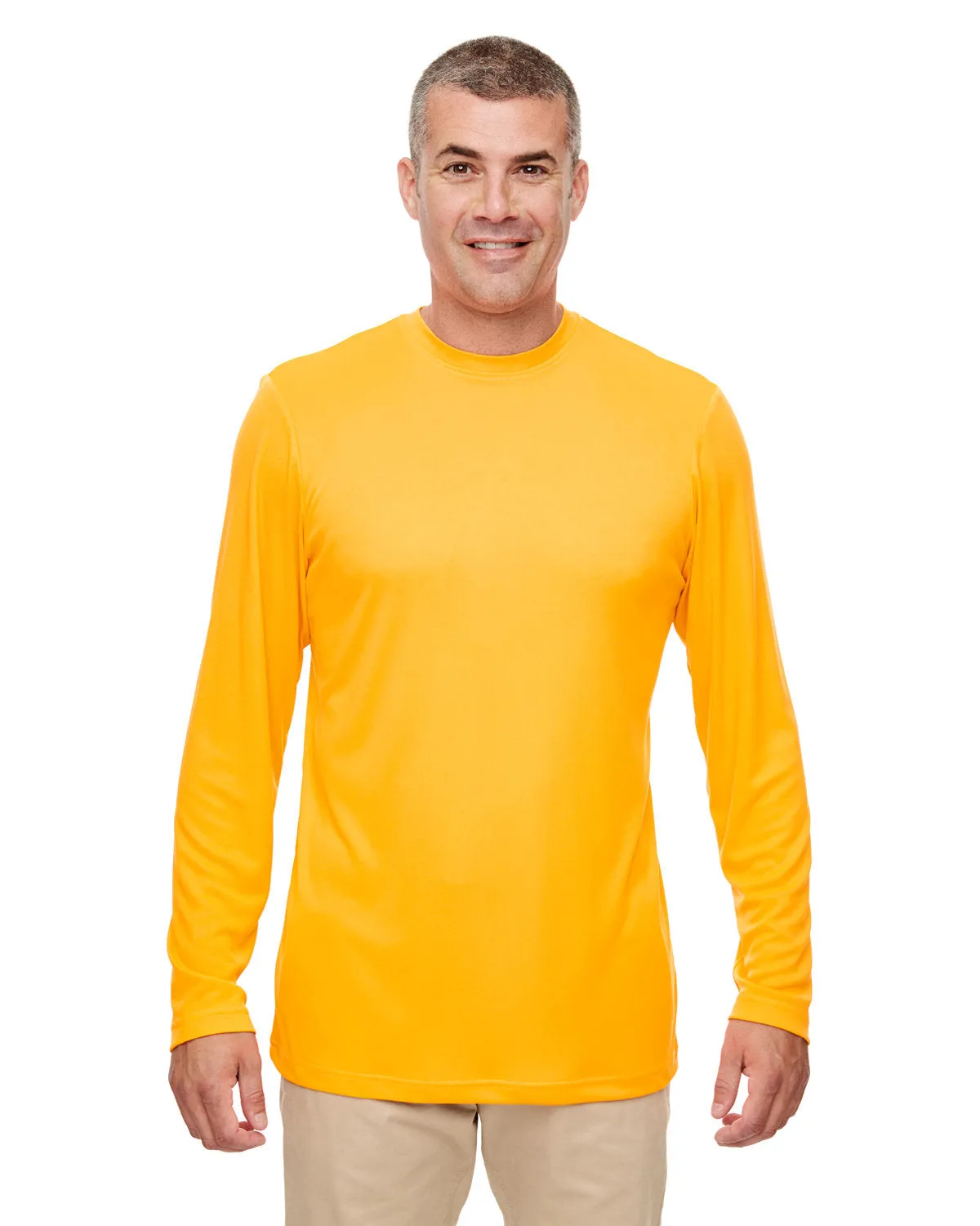UltraClub 8622 Herren Langarmshirt mit Cool & Dry Performance