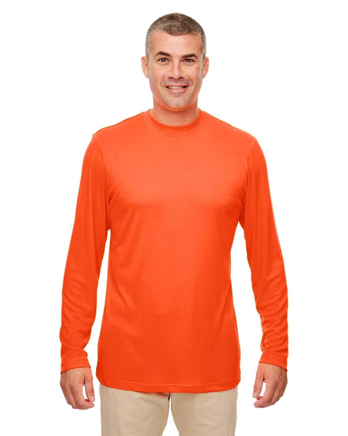 UltraClub 8622 Herren Langarmshirt mit Cool & Dry Performance