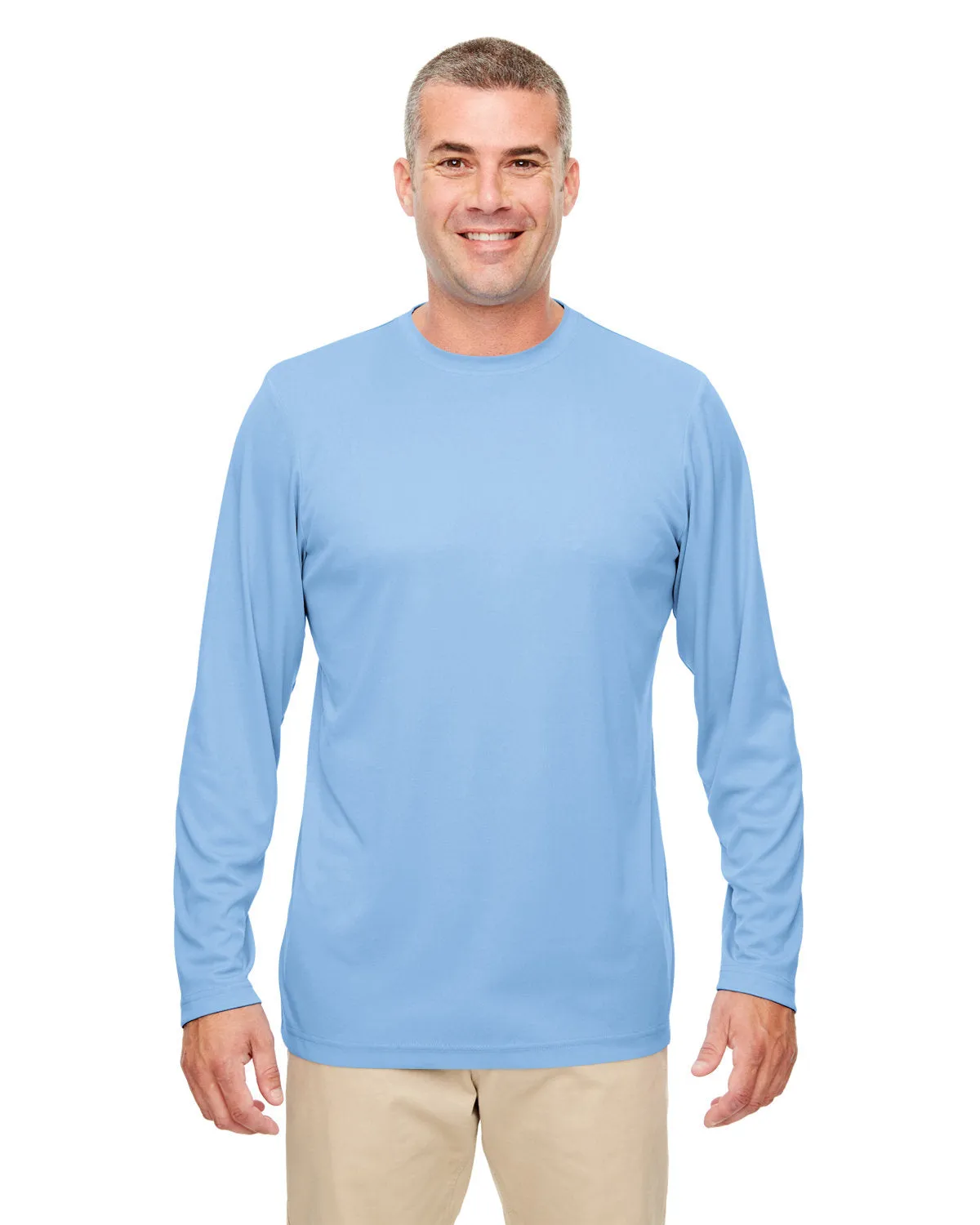 UltraClub 8622 Herren Langarmshirt mit Cool & Dry Performance